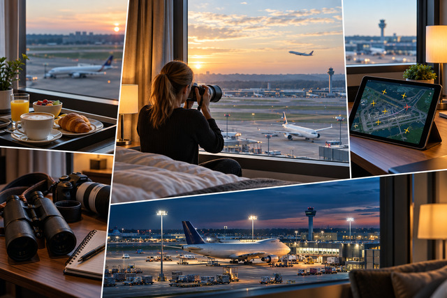Spotter-Zimmer am Flughafen